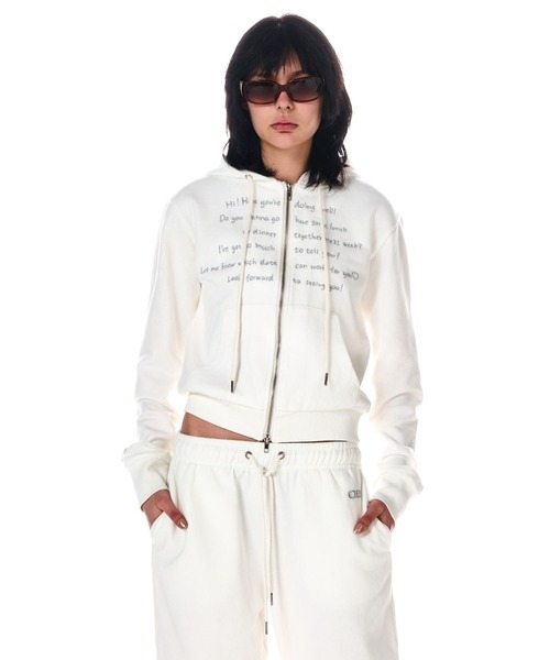 BEEDEN（ビーデン）の「EMBROIDERY JUST FIT ZIP HOODIE（パーカー