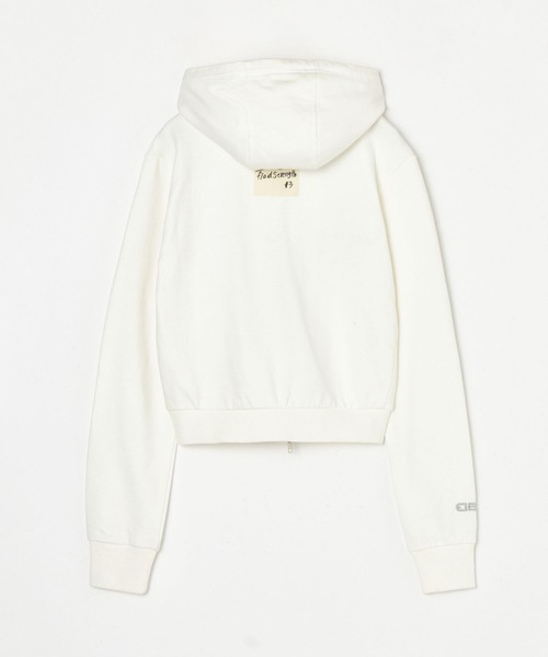 BEEDEN(ビーデン)の「EMBROIDERY JUST FIT ZIP HOODIE(パーカー・レディース・ホワイト/ブルー/グレー・FREE)」の20枚目の写真