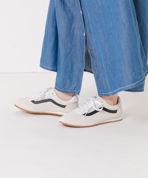 VANS(バンズ)の「VANS Super Lowpro(スニーカー・レディース・ホワイト系その他/レッド・5/5.5/6)」の8枚目の写真