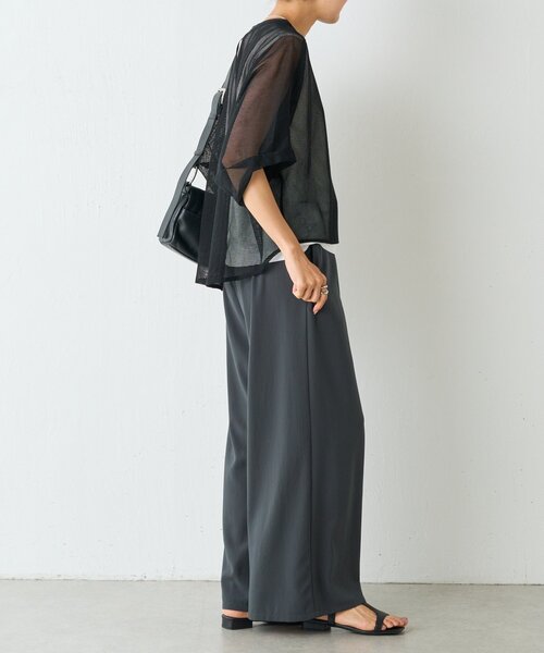 BEARDSLEY プルオーバー ブラック ビアズリー BEARDSLEY カラミプルオーバー （black