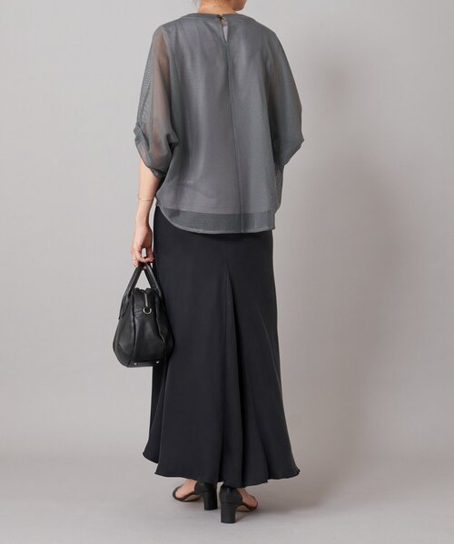 BEARDSLEY(ビアズリー)の「カラミプルオーバー(Tシャツ/カットソー・レディース・ホワイト/キャメル/ブラック/グレー・FREE)」の14枚目の写真