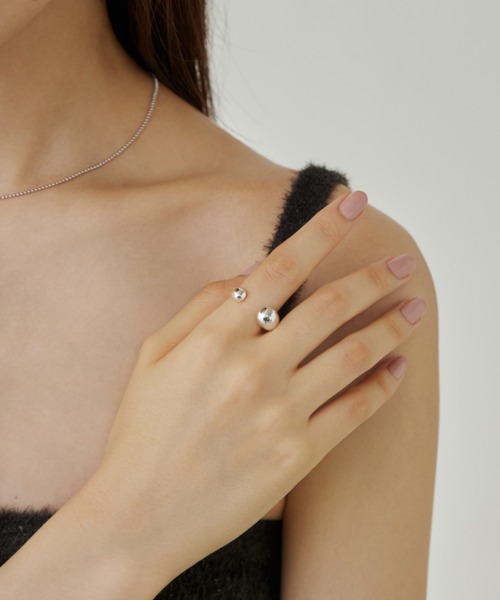 ciite' surgical stainless（シーテサージカルステンレス）の「【 金属アレルギー対応 】ドロップリング / drop ring サージカルステンレス（リング・レディース・シルバー/ゴールド・FREE）」の20枚目の写真
