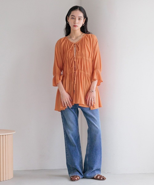 サリーとマキー SALE価格】リブモチーフプリントキュロットパンツ ｜ ボトムス