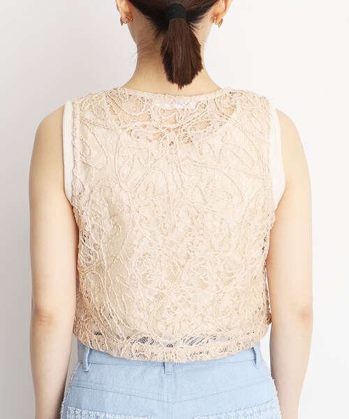 THE SHOP TK (ザ ショップ ティーケー )の「◆コード刺繍ベスト(ベスト・レディース・ベージュ系6/ブラック系6・99)」の13枚目の写真