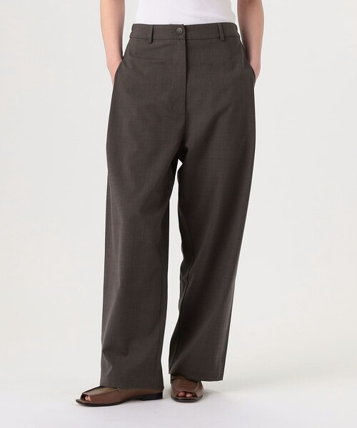 TOMORROWLAND (トゥモローランド)の「CORDERA WIDE LEG PANTS(その他パンツ・レディース・ダークブラウン・FREE)」の3枚目の写真