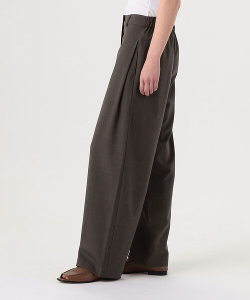 TOMORROWLAND (トゥモローランド)の「CORDERA WIDE LEG PANTS(その他パンツ・レディース・ダークブラウン・FREE)」の4枚目の写真