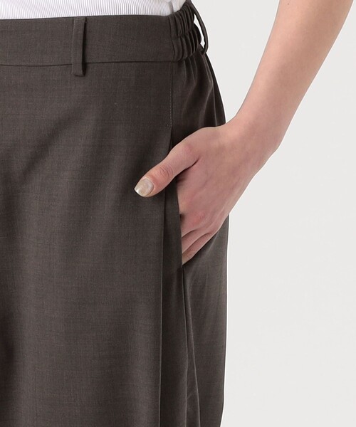 TOMORROWLAND (トゥモローランド)の「CORDERA WIDE LEG PANTS(その他パンツ・レディース・ダークブラウン・FREE)」の8枚目の写真