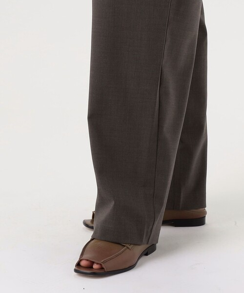TOMORROWLAND (トゥモローランド)の「CORDERA WIDE LEG PANTS(その他パンツ・レディース・ダークブラウン・FREE)」の9枚目の写真