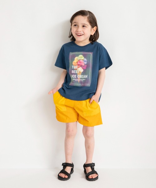 BRANSHES（ブランシェス）の「【接触冷感／アイスT】アソート半袖Tシャツ（Tシャツ/カットソー・キッズ・アイボリー/ブルーグレー/ピンク/ライム・120/100/110/130/90/140/150）」の17枚目の写真