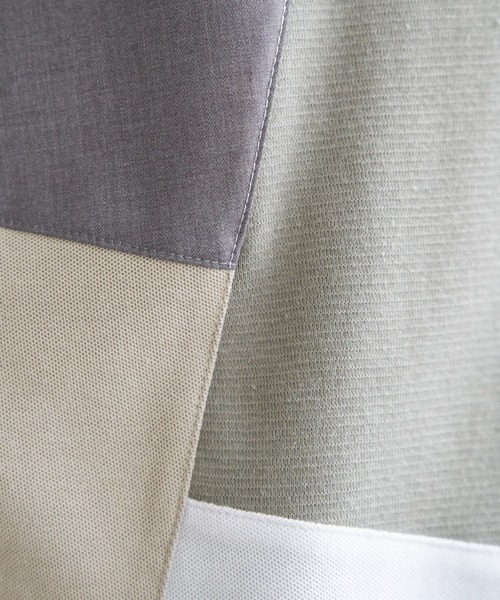 ikka(イッカ)の「ブロックス鹿の子ナナメ切り替えポロシャツ(ポロシャツ・メンズ・ホワイト/グリーン/ネイビー/ブラック・M/L/XL/S)」の11枚目の写真