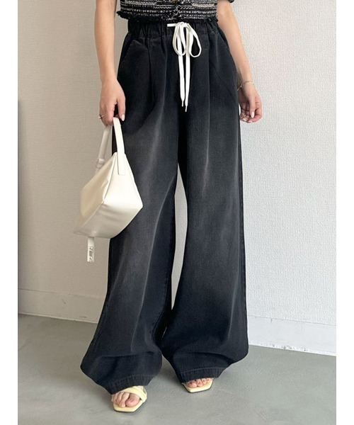 ZOZO限定カラー】ワイドレッグイージーデニムパンツ（デニム