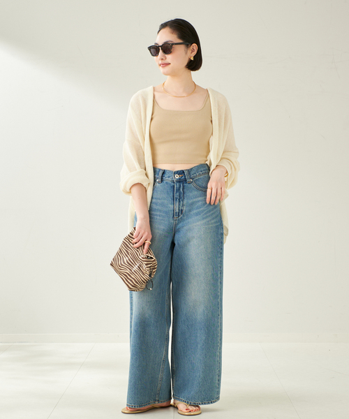 【期間限定値下げ】plage linen sweat リネン　ボレロカーディガン linen sweat ボレロ（カーディガン）｜Plage（プラージュ）の