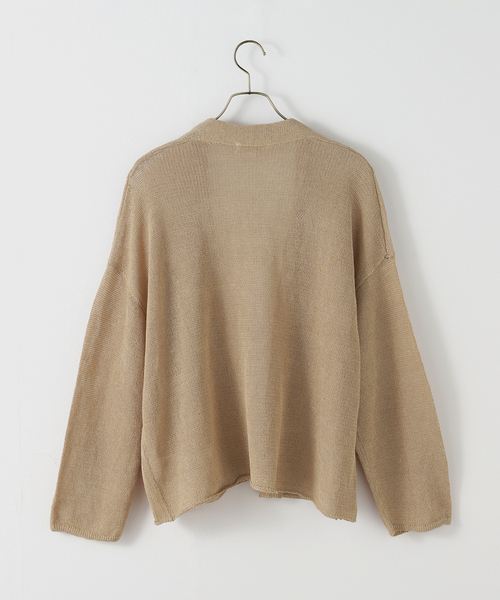 plage linen nuance ボレロ linen sweat ボレロ（カーディガン）｜Plage（プラージュ）の