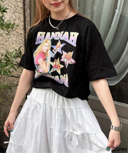 HANITA 売れ筋商品|||ハニタ Tシャツ トップス レディース Tops Purple きれいめロゴTシャツ: トップス｜ハニーズ公式通販