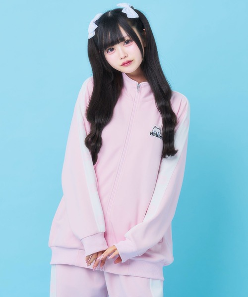 Hauls(ハウルズ)の「新!ネ申おジャージ参上!(ジャージ・レディース・ブラック/サックスブルー/ホワイト/ピンク/ホワイト系その他/グレー/アイボリー/ブルー系その他/ライトパープル・F/XL)」の15枚目の写真