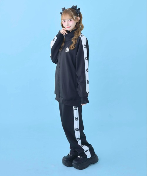 Hauls(ハウルズ)の「新!ネ申おジャージ参上!(ジャージ・レディース・ブラック/サックスブルー/ホワイト/ピンク/ホワイト系その他/グレー/アイボリー/ブルー系その他/ライトパープル・F/XL)」の17枚目の写真