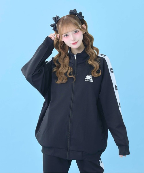 Hauls(ハウルズ)の「新!ネ申おジャージ参上!(ジャージ・レディース・ブラック/サックスブルー/ホワイト/ピンク/ホワイト系その他/グレー/アイボリー/ブルー系その他/ライトパープル・F/XL)」の20枚目の写真