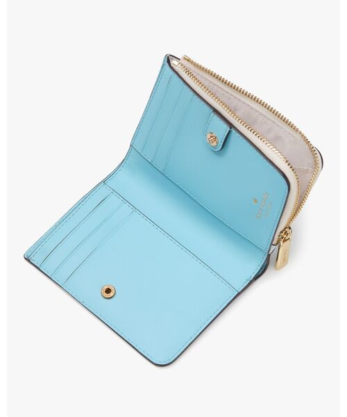kate spade スモールハートスタッズ Lジップウォレット