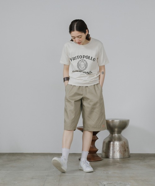 DICKIES LA【44】ショーツ ロサンゼルス ギャングスタ チカーノ 白 DICKIES LA【44】ショーツ ロサンゼルス ギャングスタ チカーノ 白