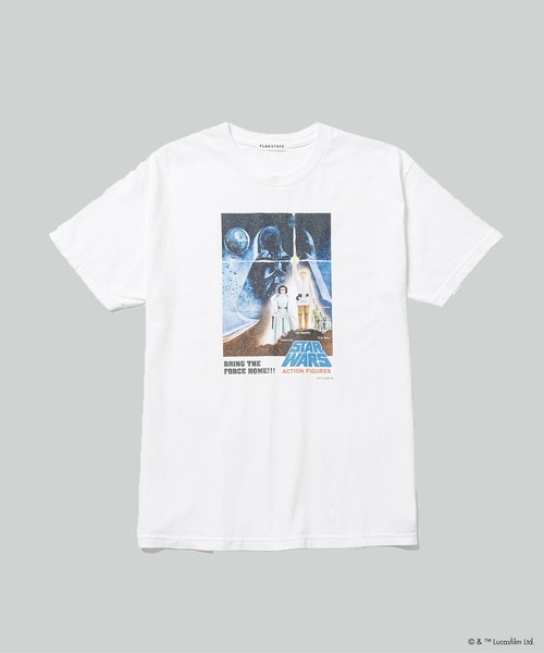 F-LAGSTUF-F（フラグスタフ）の「【F-LAGSTUF-F】ACTION FIGURES TEE（Tシャツ/カットソー・メンズ・ホワイト/ブラック・M/L）」の3枚目の写真