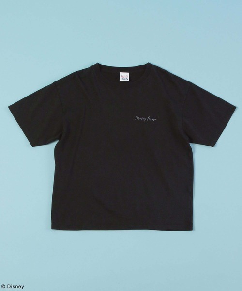 GLOBAL WORK（グローバルワーク）の「MICKEY/プリントT半袖/492616（Tシャツ/カットソー・レディース・レッド/オフホワイト/ブルー/ブラック・MEDIUM/LARGE）」の7枚目の写真