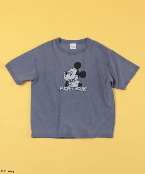 GLOBAL WORK（グローバルワーク）の「MICKEY/プリントT半袖/492616（Tシャツ/カットソー・レディース・レッド/オフホワイト/ブルー/ブラック・MEDIUM/LARGE）」の10枚目の写真