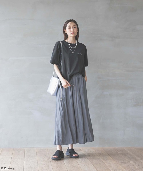 GLOBAL WORK（グローバルワーク）の「MICKEY/プリントT半袖/492616（Tシャツ/カットソー・レディース・レッド/オフホワイト/ブルー/ブラック・MEDIUM/LARGE）」の20枚目の写真