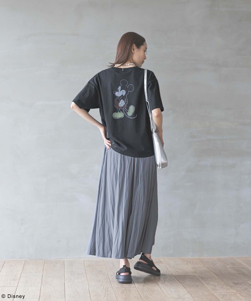 GLOBAL WORK（グローバルワーク）の「MICKEY/プリントT半袖/492616（Tシャツ/カットソー・レディース・レッド/オフホワイト/ブルー/ブラック・MEDIUM/LARGE）」の22枚目の写真