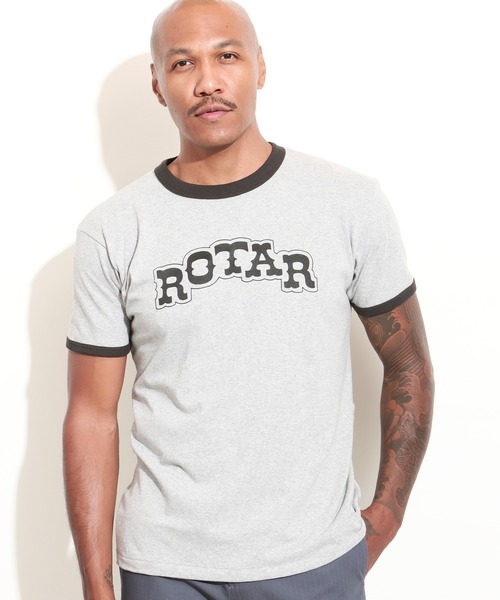 ROTAR(ローター)の「Western LOGO Ringer Tee(Tシャツ/カットソー・メンズ・ホワイト系その他/グレー系その他・MEDIUM/LARGE/X-LARGE)」の2枚目の写真