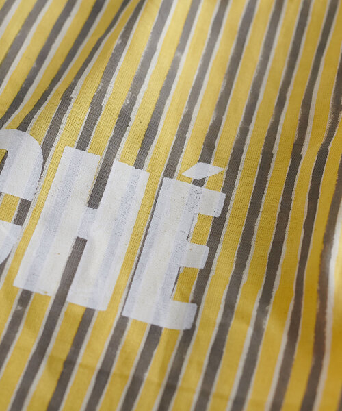 DISCOAT（ディスコート）の「【ふるりマルシェ】ブロックプリントストライプトートバッグ（トートバッグ・レディース・ブルー/イエロー/ピンク/グリーン・FREE）」の18枚目の写真