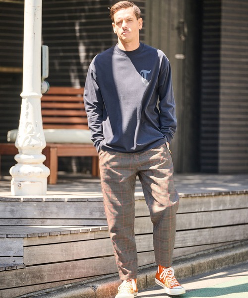 THEOREM(セオレム)の「mp13721- Plaid Pattern Ankle Tapered Pants チェック柄テーパードパンツ(その他パンツ・メンズ・チェック/グレー系その他・L/XL/S/M)」の13枚目の写真