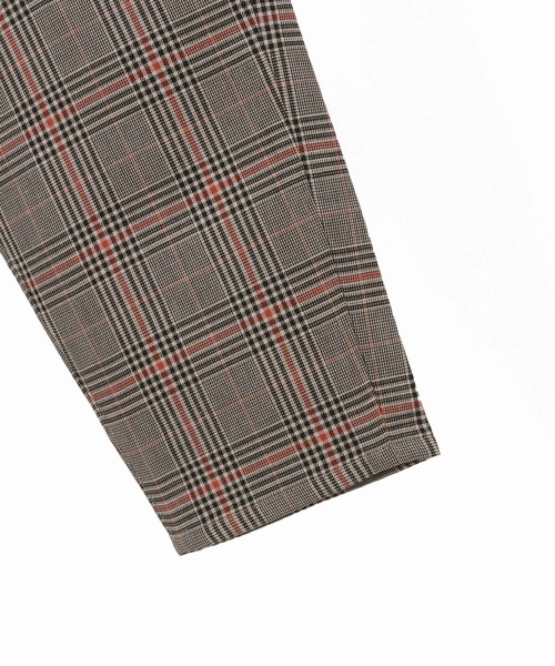 mp13721- Plaid Pattern Ankle Tapered Pants チェック柄