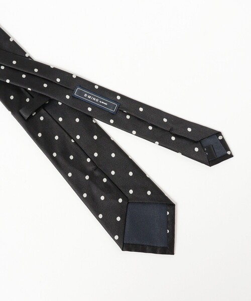 B:MING by BEAMS（ビーミングバイビームス）の「シルク ドット ネクタイ 25FW（ネクタイ・メンズ・ロイヤルブルー/ネイビー/ブラック・ONE SIZE）」の4枚目の写真