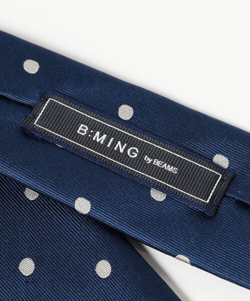 B:MING by BEAMS（ビーミングバイビームス）の「シルク ドット ネクタイ 25FW（ネクタイ・メンズ・ロイヤルブルー/ネイビー/ブラック・ONE SIZE）」の6枚目の写真