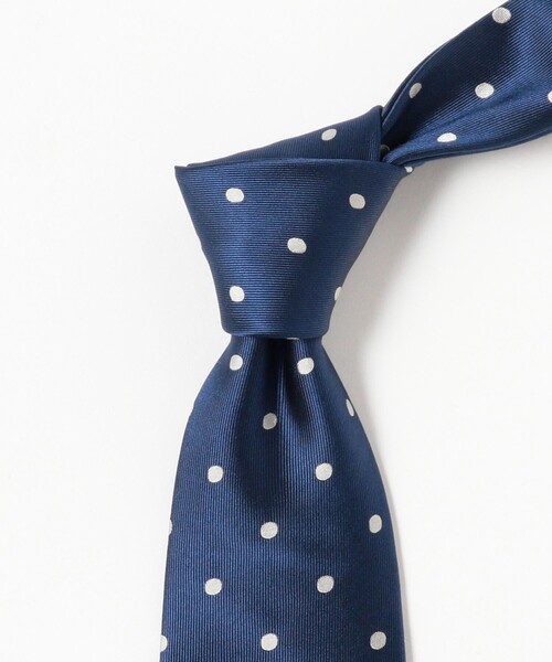 B:MING by BEAMS（ビーミングバイビームス）の「シルク ドット ネクタイ 25FW（ネクタイ・メンズ・ロイヤルブルー/ネイビー/ブラック・ONE SIZE）」の7枚目の写真