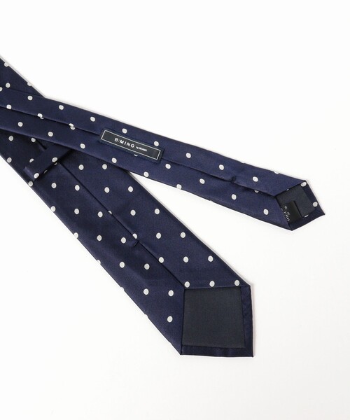B:MING by BEAMS（ビーミングバイビームス）の「シルク ドット ネクタイ 25FW（ネクタイ・メンズ・ロイヤルブルー/ネイビー/ブラック・ONE SIZE）」の8枚目の写真