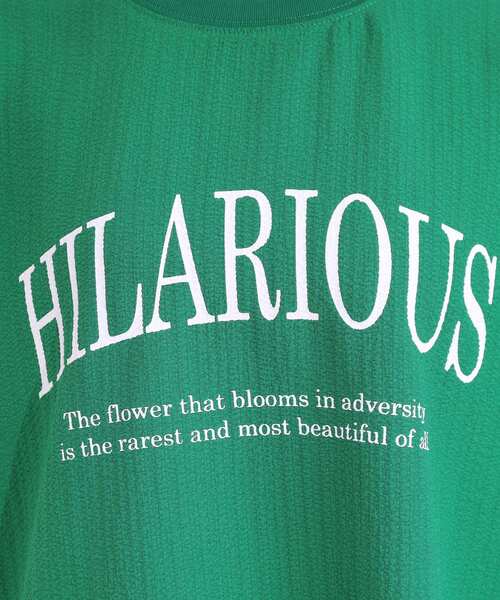 Cutie Blonde（キューティーブロンド）の「【洗える】ぽこぽこフレンチスリーブTシャツ（Tシャツ/カットソー・レディース・ホワイト系3/ホワイト系1/グレー系その他3/グリーン系その他2/ブラック系・00）」の12枚目の写真