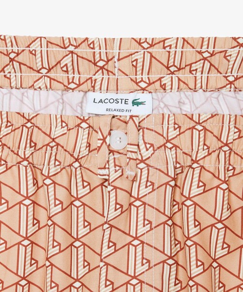 LACOSTE（ラコステ）の「モノグラム総柄ショーツ（その他パンツ・メンズ・ライトブルー/ピンク・3/2/4/5）」の7枚目の写真