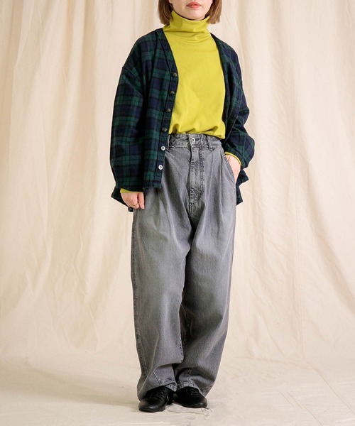 Brocante（ブロカント）の「[Brocante / ブロカント] 20sフランネルチェック カルディガンシャツ（シャツ/ブラウス・レディース・ブルー系その他・2）」の3枚目の写真