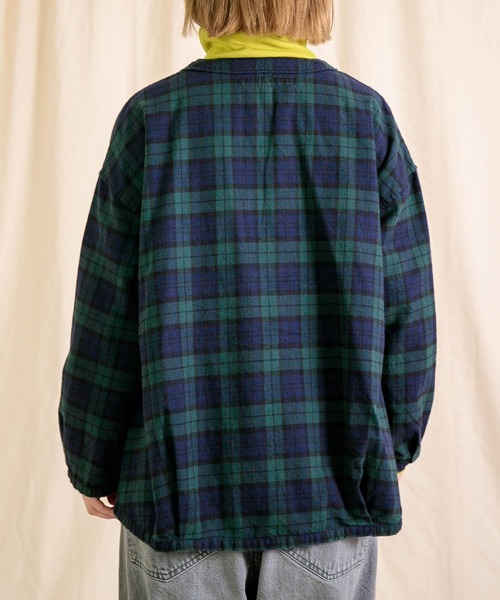 Brocante（ブロカント）の「[Brocante / ブロカント] 20sフランネルチェック カルディガンシャツ（シャツ/ブラウス・レディース・ブルー系その他・2）」の9枚目の写真
