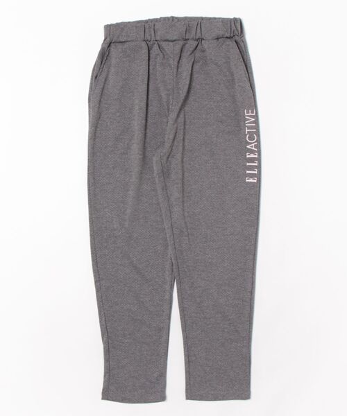 BELLUNA PLUS(ベルーナ)の「<E/A>ハニカムジャージパンツ65丈(その他パンツ・レディース・杢グレー/ブラック/ピンク・MEDIUM/X-LARGE/LARGE)」の2枚目の写真