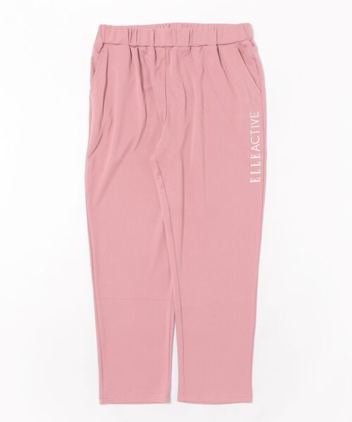BELLUNA PLUS(ベルーナ)の「<E/A>ハニカムジャージパンツ65丈(その他パンツ・レディース・杢グレー/ブラック/ピンク・MEDIUM/X-LARGE/LARGE)」の3枚目の写真