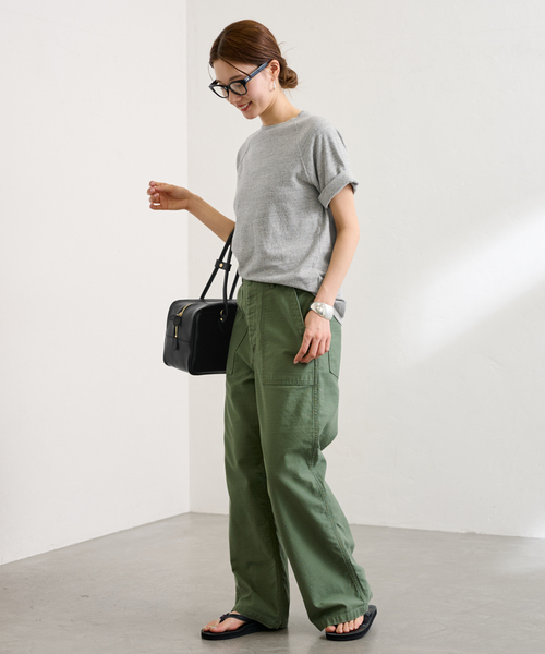 FRAMeWORK（フレームワーク）の「≪追加≫YOUNG&OLSEN 別注SMOOTH LEATHER STUDENT M KHWL 2（ハンドバッグ・レディース・ブラック/ブラウン・FREE）」の10枚目の写真