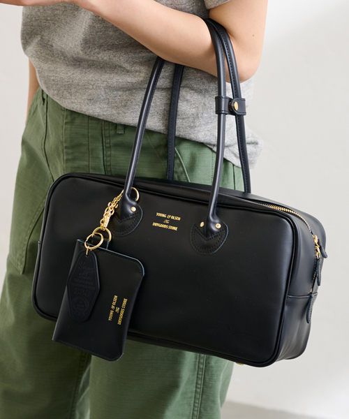 FRAMeWORK（フレームワーク）の「≪追加≫YOUNG&OLSEN 別注SMOOTH LEATHER STUDENT M KHWL 2（ハンドバッグ・レディース・ブラック/ブラウン・FREE）」の12枚目の写真