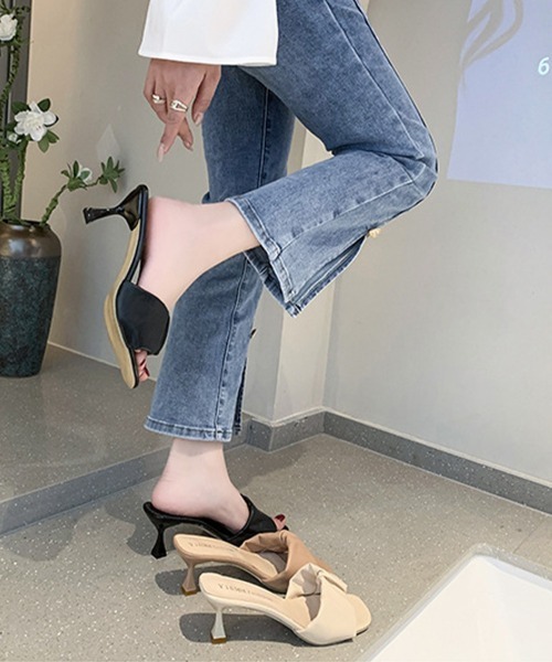 Miniministore（ミニミニストア）の「ミュールサンダル レディース 春夏（サンダル・レディース・アイボリー/ブラック/ベージュ・25.0cm/24.5cm/23.5cm/23.0cm/24.0cm/22.5cm）」の17枚目の写真