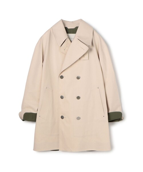 MACKINTOSH LONDON ベージュ ダブルブレスト ピーコート MACKINTOSH CANONBIE ダブルブレステッド ハーフコート（ピーコート