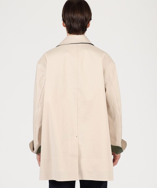 Mackintosh(マッキントッシュ)の「MACKINTOSH CANONBIE ダブルブレステッド ハーフコート(ピーコート・メンズ・ライトベージュ/ネイビー・40/38/36)」の7枚目の写真