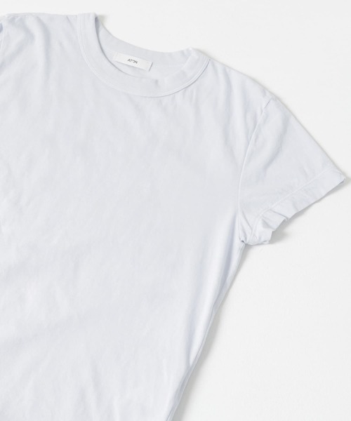 ATON(エイトン)の「ATON FRESCA SL JS TIGHT FIT T-SHIRTS(Tシャツ/カットソー・レディース・ホワイト/ピンク/ライトブルー/ブラック・2)」の13枚目の写真