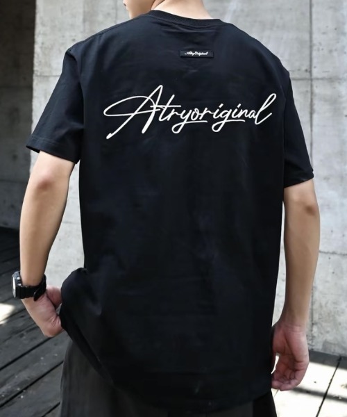 セール】刺繍バイカラーTシャツ（Tシャツ/カットソー）｜B.R.U
