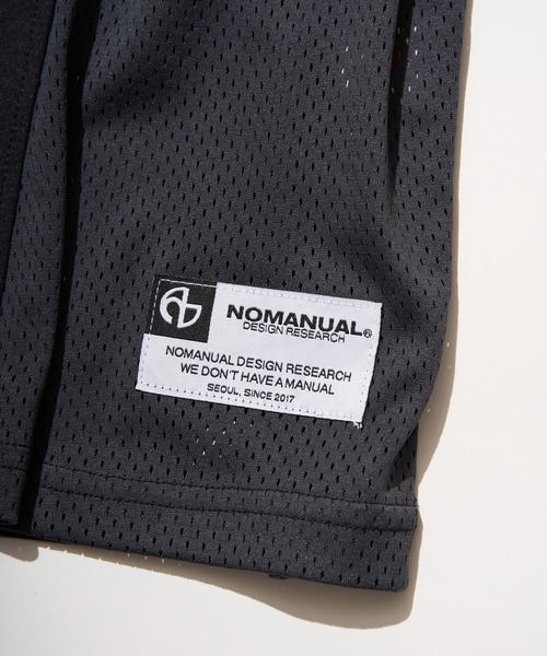 NOMANUAL（NOMANUAL）の「【NOMANUAL】スイープベースボールジャージ（Tシャツ/カットソー・メンズ・ホワイト/チャコール/ブラック・M/L）」の4枚目の写真